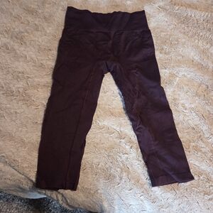 Athleta Kids Burgundy Leggings